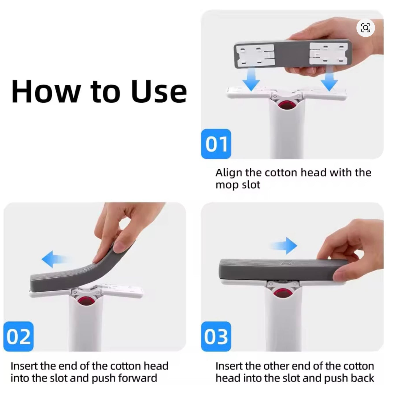 Portable Self-NSqueeze Mini Mop